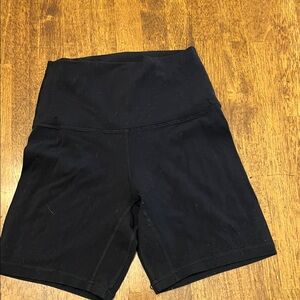 lululemon athletica Black High-Waisted Shorts